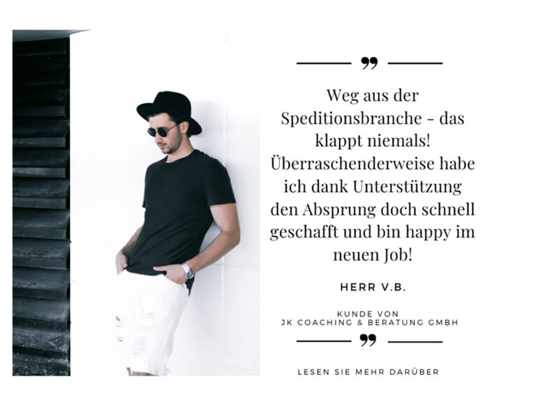 Erfolgsstory: Herr v. B. im Interview!