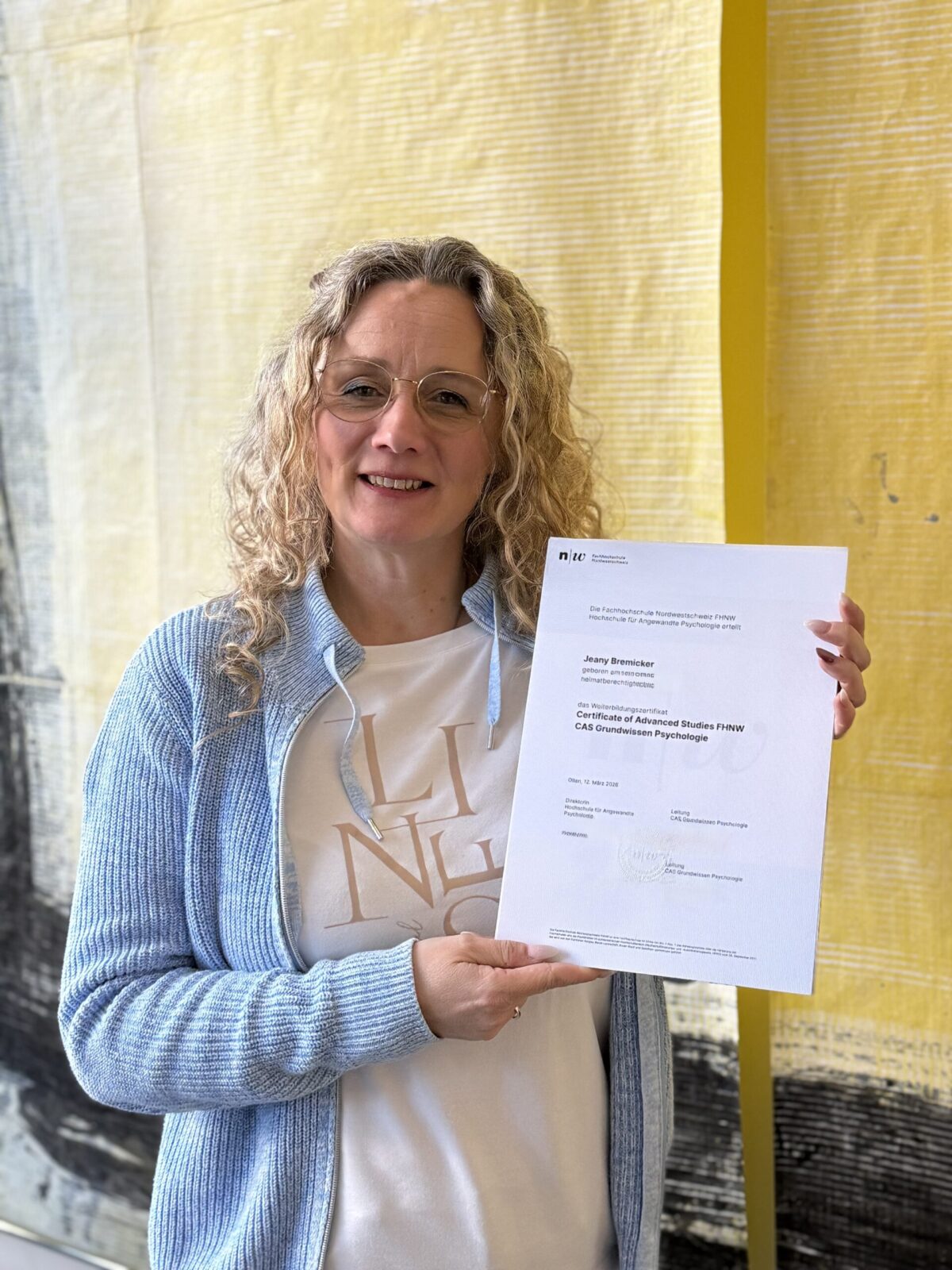 Jeany Bremicker-Kissling - CAS Diplom