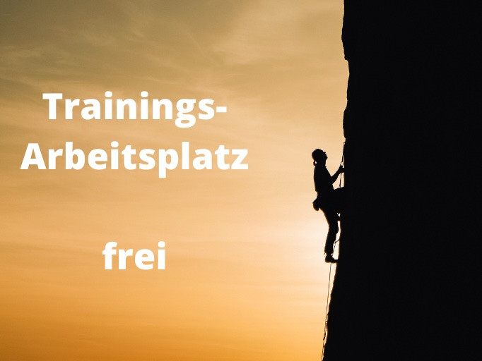 Trainings-Arbeitsplatz frei